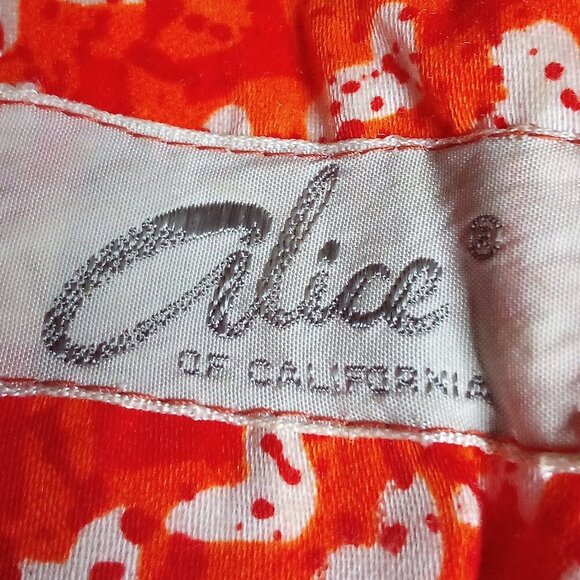 Vintage Alice Of California Psychedelic Pattern Sleeveless Dress Midi - Picture 4 of 6